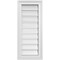 Ekena Millwork Vertical Surface Mount PVC Gable Vent: Functional, w/ 2"W x 1-1/2"P Brickmould Frame, 12"W x 28"H GVPVE12X2802SF - alternate 1